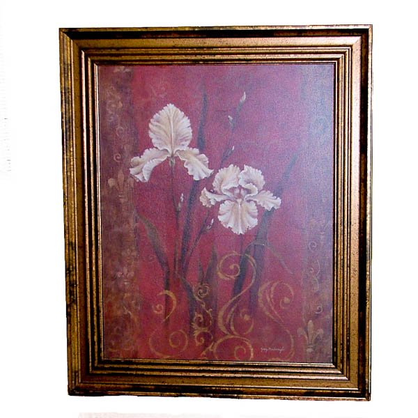 Framed Iris Design by Judy Mastrangelo