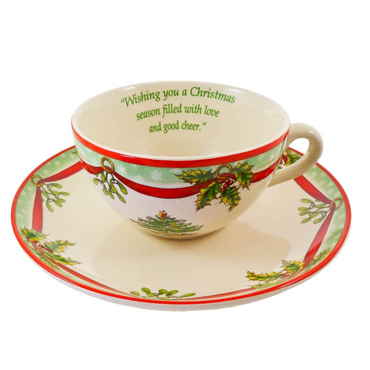 Spode Christmas Tree Cup & Saucer - 2009