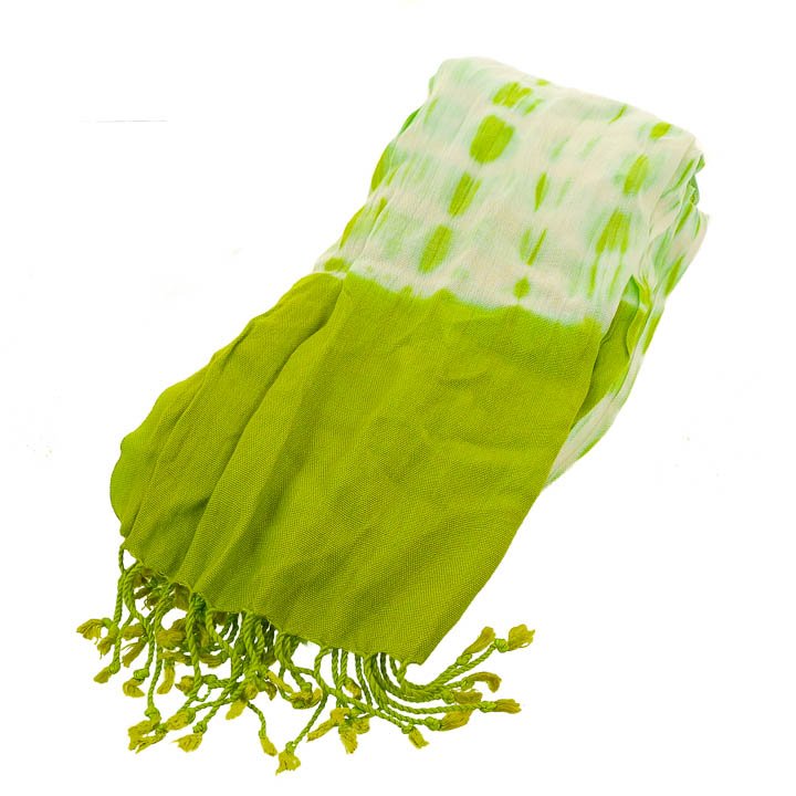 New York & Company Tie Dye Scarf -Green