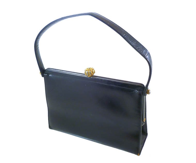 Vintage Coblentz Black Framed Handbag & Coin Purse