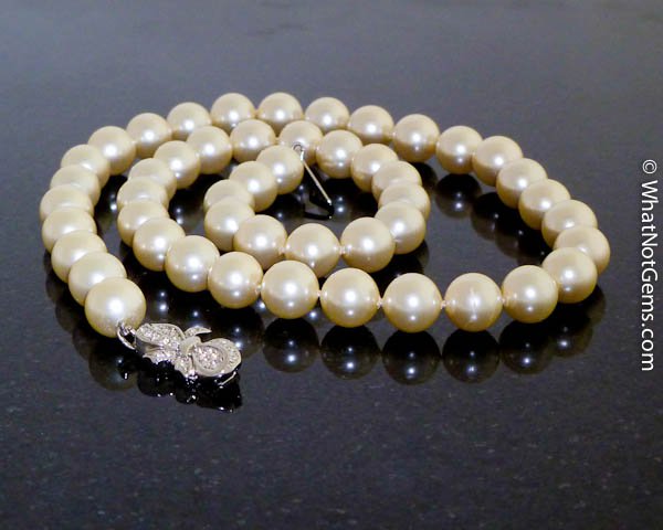 Majorica's Mikimi Pearl Matinee Necklace, 22"
