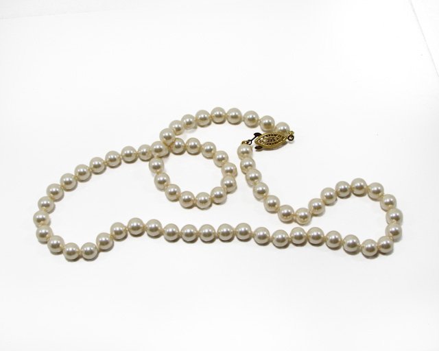 Majorica's Mikimi Princess Pearl Necklace, 19"