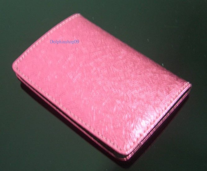 Shining Peach Slide Business Name Card Holder