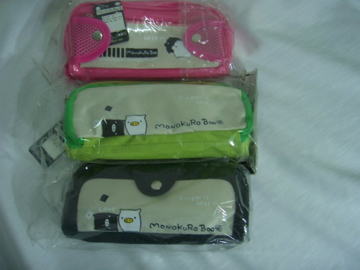 Lovely Pig Canvas Stationary Pen and Pencil Bag 3 Color 1pc