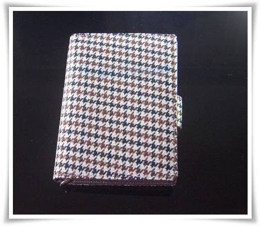 Beige Brown Dot Cloth Wallet Purse Store Credit Card Coin