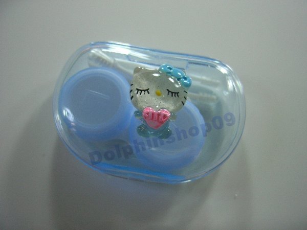 Blue Baby Hello Kitty Contact Lens Case Box Set