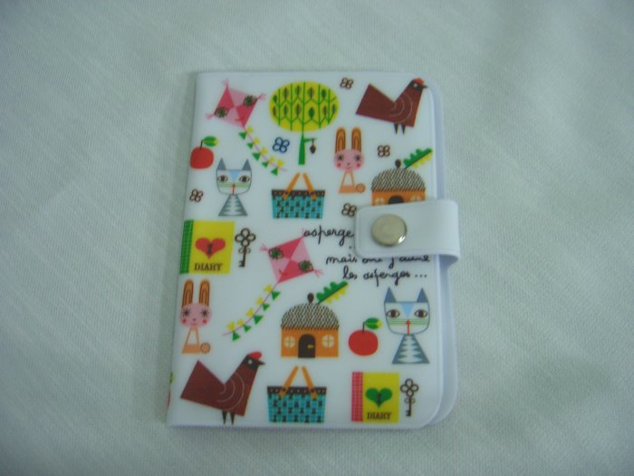 White Plastic Name Card Holder