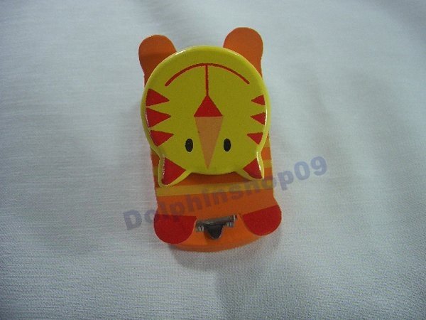 Orange Yellow Wooden Tiger Stapler