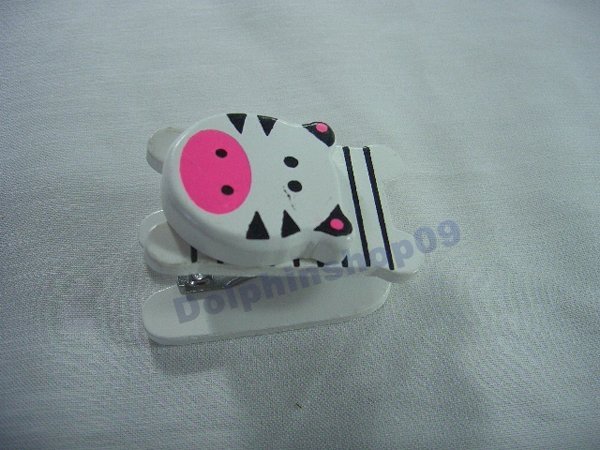 White Cow Wooden Stapler