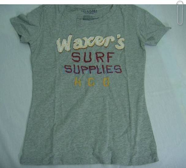 Sportive Gray Short-Sleeve T-Shirt One Size