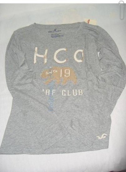 Sportive Long Sleeve Gray T-Shirt One Size