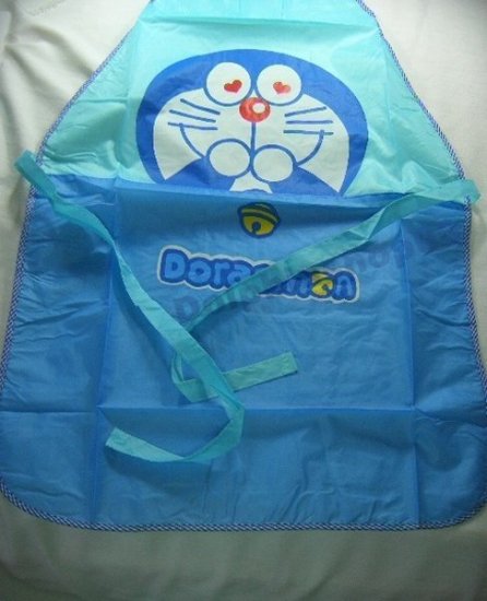 Blue Doraemon Waterproof Ventilated Apron