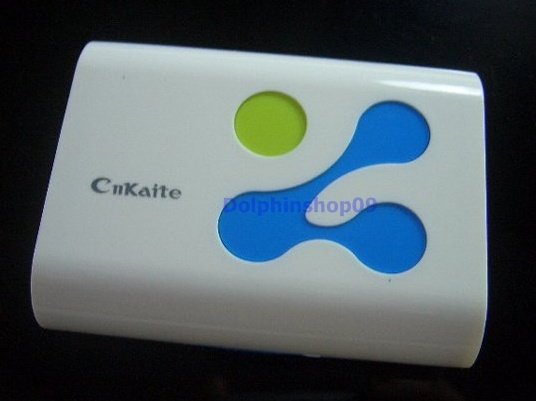 White Blue Dot Contact Lens Case Travel Box Case Set