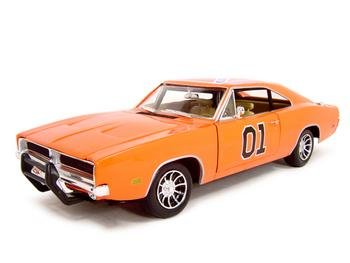 1969 DODGE CHARGER DUKES OF HAZARD 1:18 DIECAST MODEL