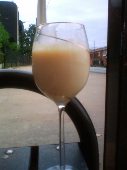 Glass of Chardonnay