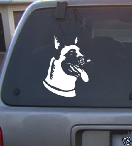 Decal Vinyl Graphic Dog Shepherd 4 Colors to pick