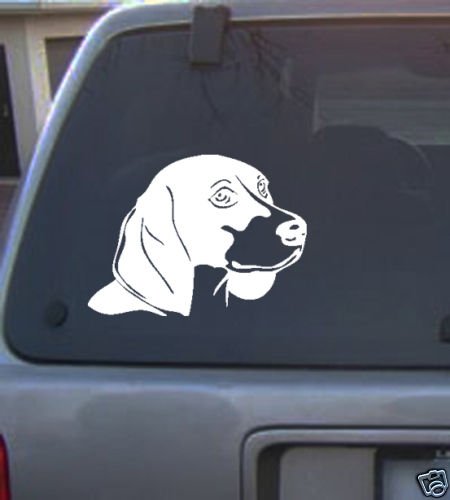 Decal Vinyl Graphic Dog Beagle 4 Colors to pick