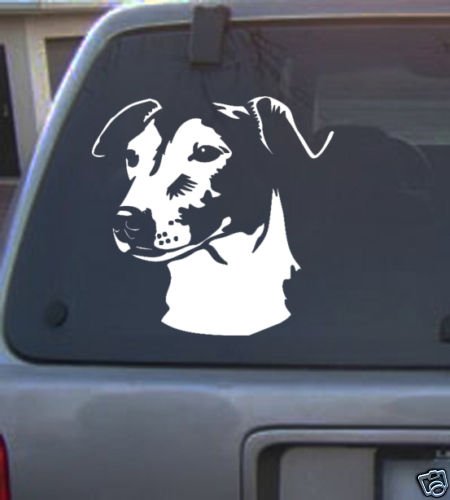 Decal Vinyl Graphic Dog Jack Russell 4 Colors to pick