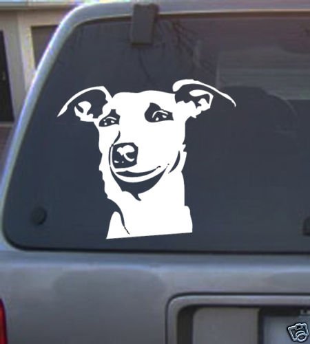 Decal Vinyl Graphic Dog Wippet 4 Colors to pick