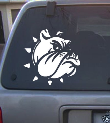 Decal Vinyl Graphic Dog Bulldog 4 Colors to pick