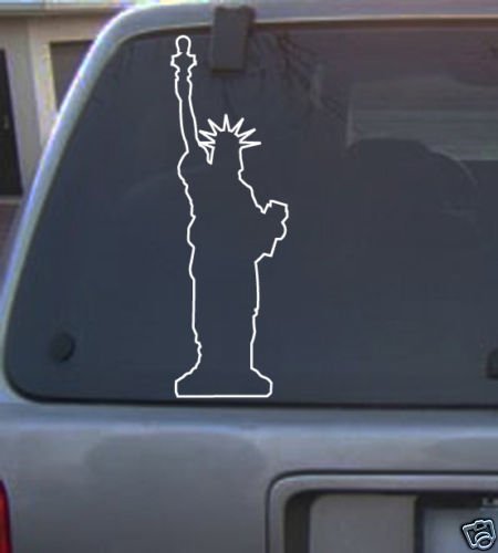 StatueLiberty Vinyl decal_ 4 Colors to pick