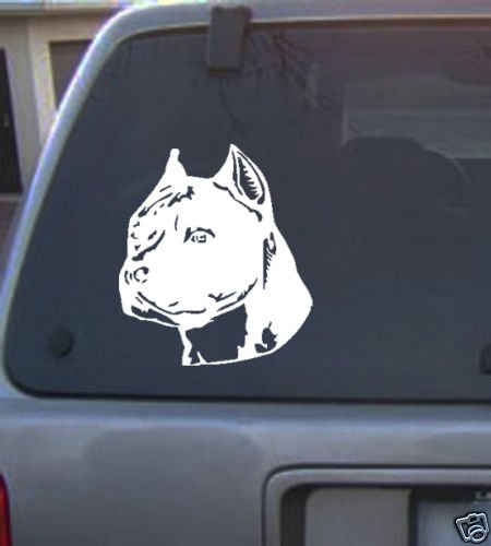 Decal Vinyl Graphic Dog Stafford 4 Colors to pick