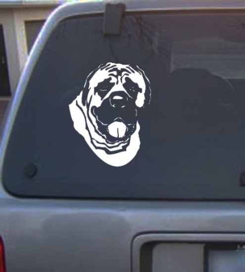 Decal Vinyl Graphic Mastiff 4 Colors to pick