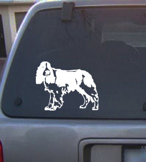 Decal Vinyl English Spaniel 4 Colors to pick