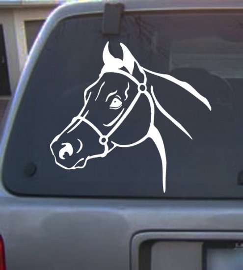 Decal Vinyl Horse 05_ 4 Colors to pick