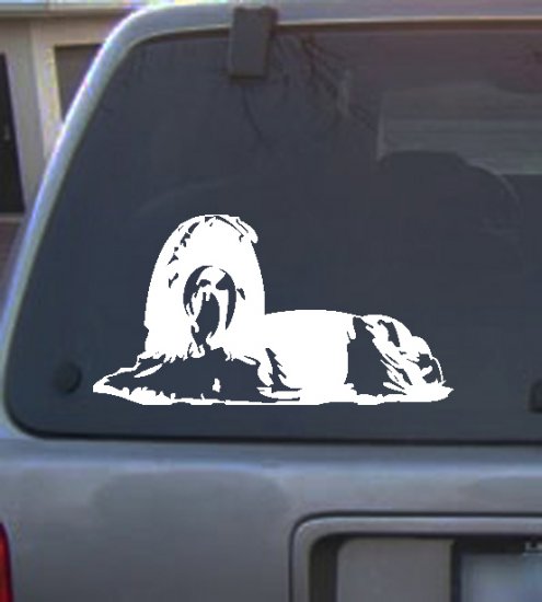 Decal Vinyl Graphic Dog Shih Tzu 4 Colors to pick