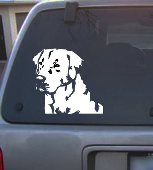 Decal Vinyl Graphic Dog Labrador 4 Colors to pick