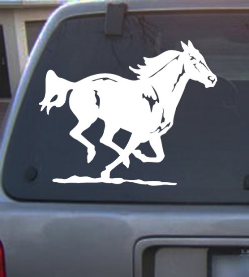 Decal Vinyl Horse 22_ 4 Colors to pick