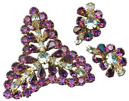 Amethyst Crystal Set