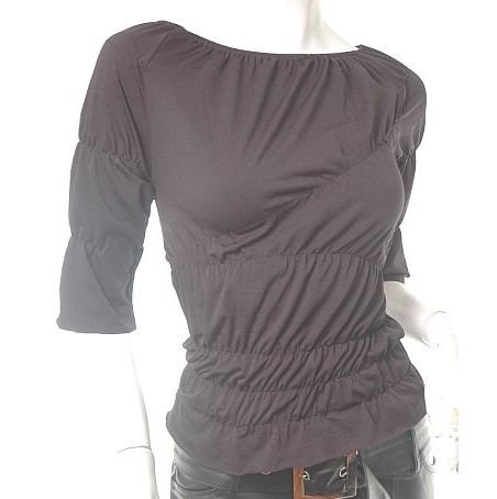 unique runway insp avantgarde futuristic ruched asymmetrical goth top s-m free ship!