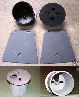 58-64 Impala Lowrider Air Ride Bag Brackets Front Rear