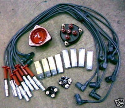 BOSCH Wires Plugs, 2 Caps Rotors 90-95 Mercedes 400 500