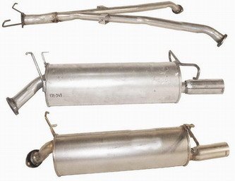 Y Pipe & 2 Rear Mufflers Non Turbo 86 - 1991 Mazda RX7