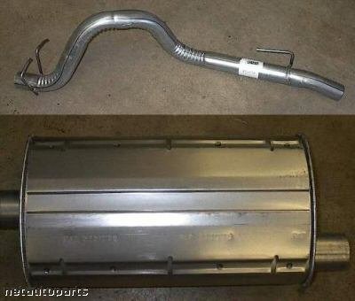 1991 - 1996 Jeep Wrangler 4.0 Muffler & Tailpipe
