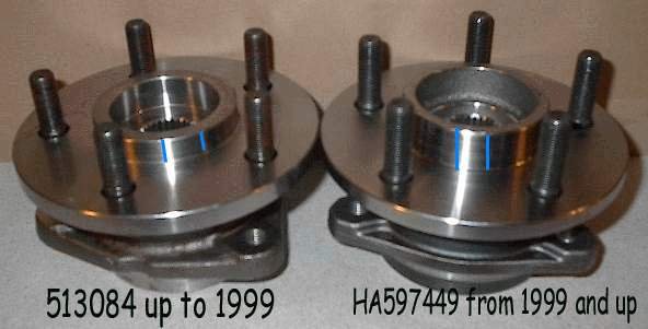 Front Wheel Hub Bearing 90-98 Cherokee Wrangler 513084
