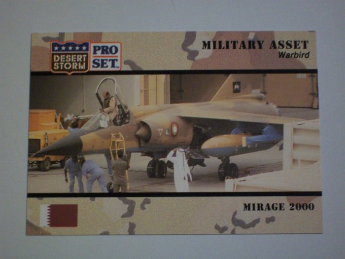 Desert Storm Collectible Card - Card # 229 - Pro Set - Mint