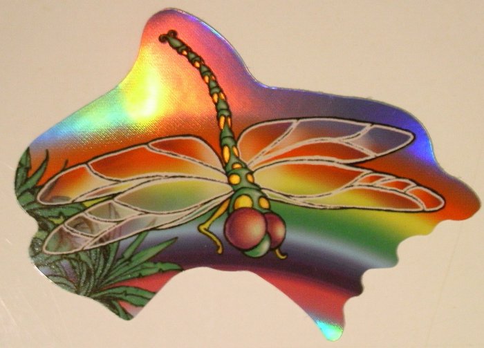Colorful Dragonfly Sticker