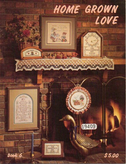 Stoney Creek "Home Grown Love" - Counted Cross Stitch Book
