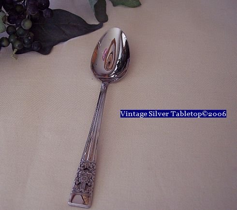 Oneida CORONATION Stainless Oval Place/Soup Spoons (5)