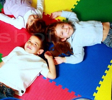 33.5 Sq Ft Foam Play Floor Reversible SAFETY MATS