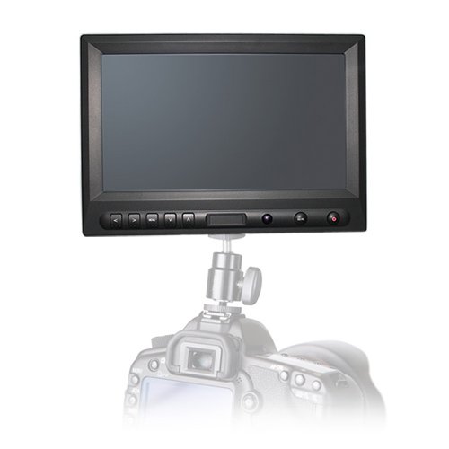 COOLLCD CL8 8" inch On-camera HD LCD Field monitor w/ HDMI DVI for camera CANON 5D&7D