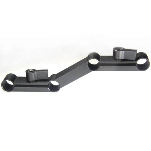 free shipping+Z-Shape Offset Raiser for DSLR Sholder Rig for 15mm rods on dslr shoulder rig