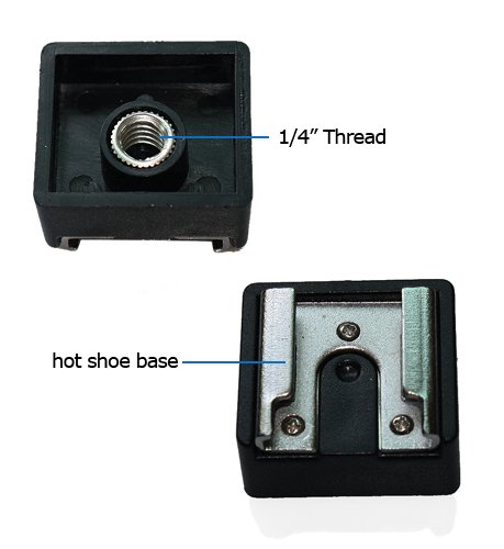 free shipping+Camera Hot Shoe Base adapter w/ 1/4" thread+cheapest wholesale