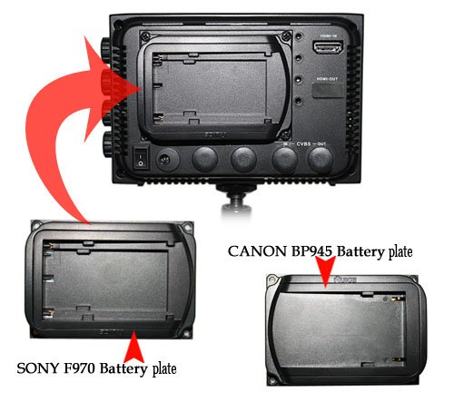 battery plate for ruige hd lcd field monitor+free shipping+cheapest wholesale