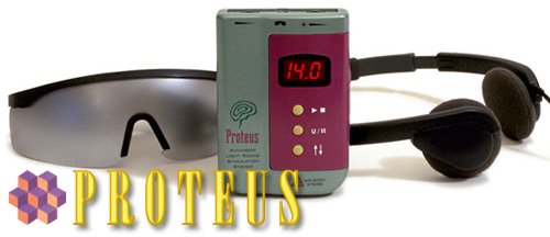 The Proteus Light and Sound Mind Machine with Ruby/Sapphire LightFrames