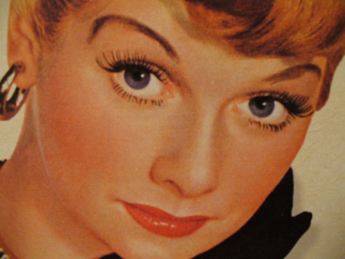 Lucille Ball Woodbury Tin Sign
